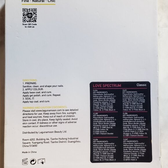 LAGUNA MOON Gel Nail Polish - 6 Long Lasting Colors NEW SET - Picture 4 of 5